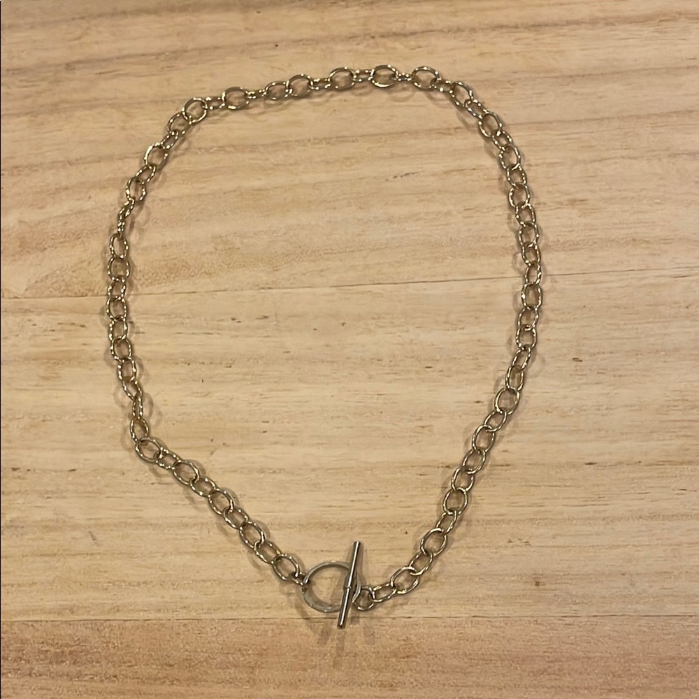 Gold Toggle Chain Necklace